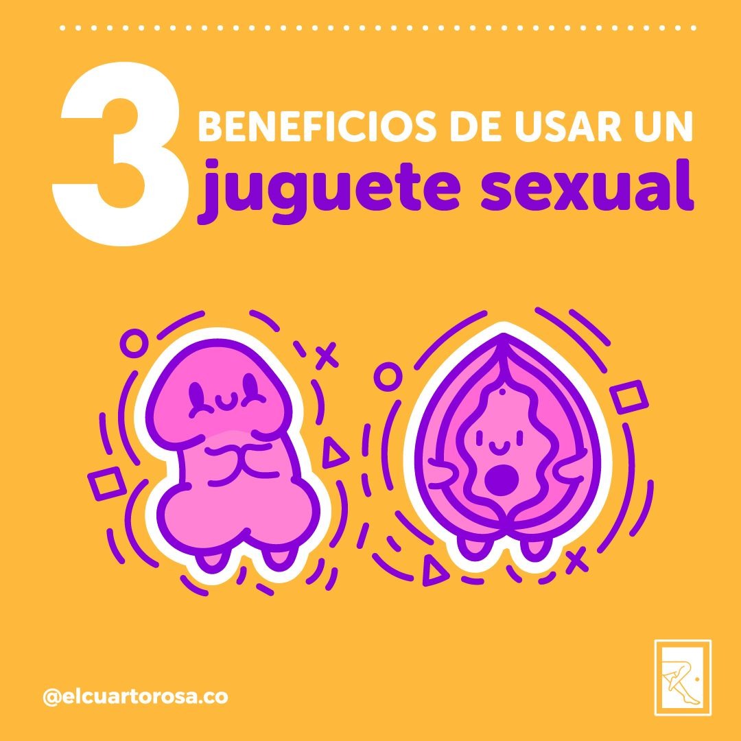 3 beneficios de usar un juguete sexual.