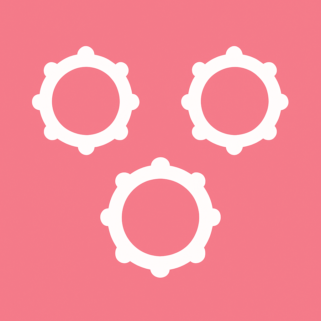 Anillo vibrador para el pene sobre fondo rosa claro
