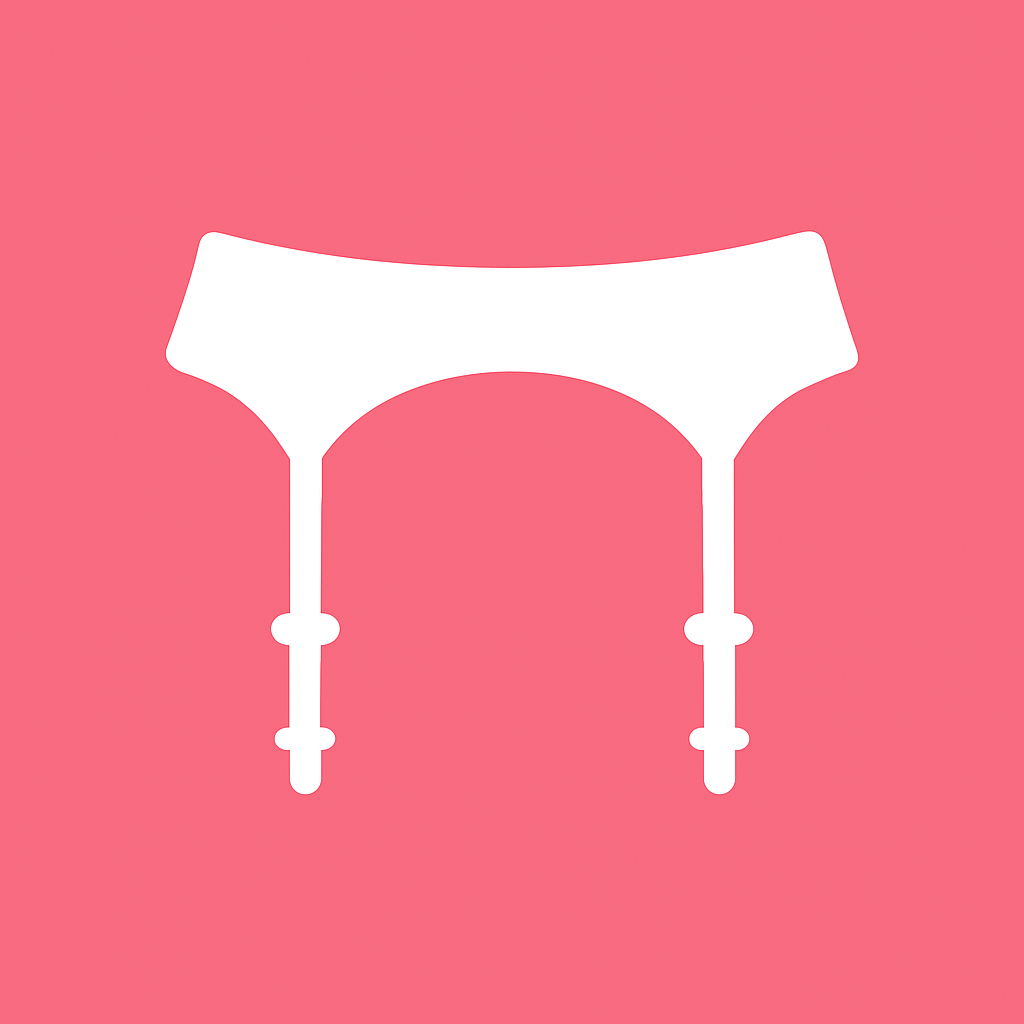 Ligueros blancos estilo minimalista sobre fondo rosa