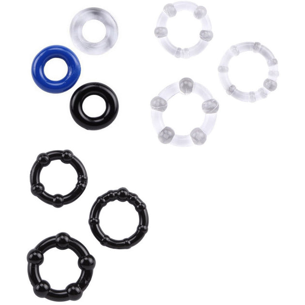 Set de 3 anillos retardante económico