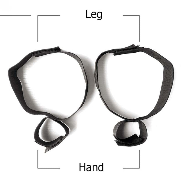 Juego de correas para atar manos y piernas