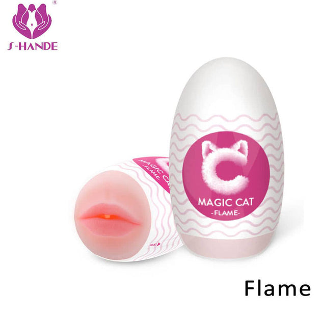 Huevo masturbador masculino boca Flame