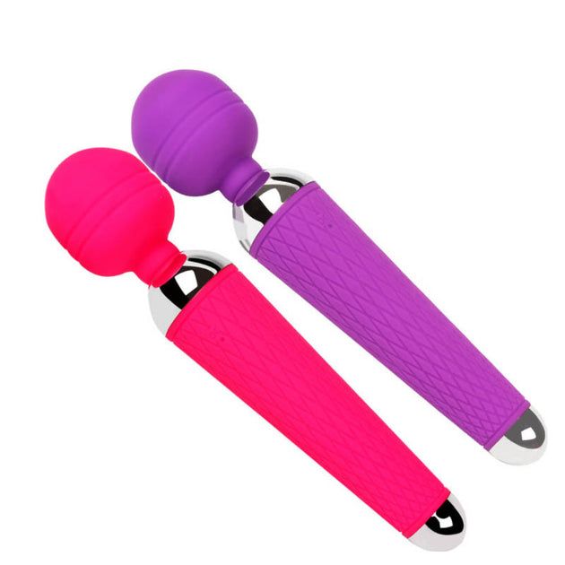 Vibrador tipo hitachi siliconado recargable Flexi