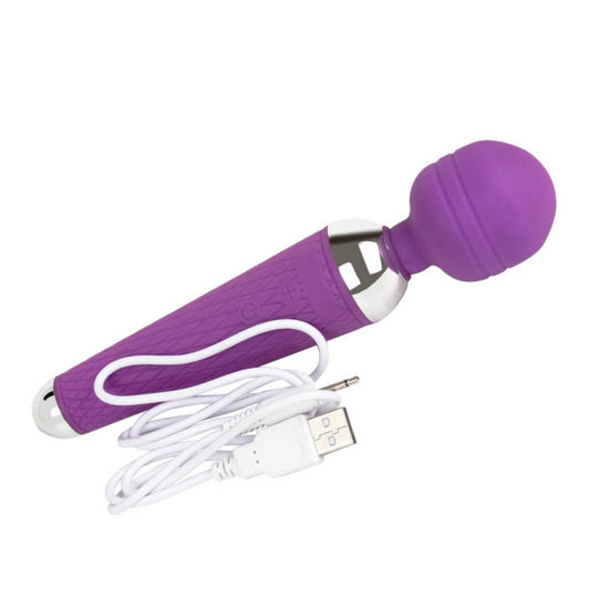 Vibrador tipo hitachi siliconado recargable Flexi