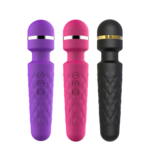 Vibrador tipo hitachi siliconado recargable Cony