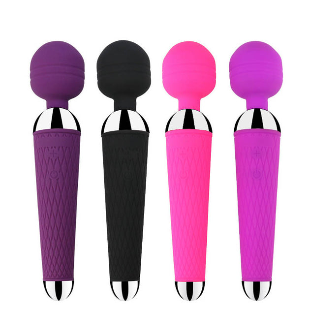 Vibrador tipo hitachi siliconado recargable Flexi