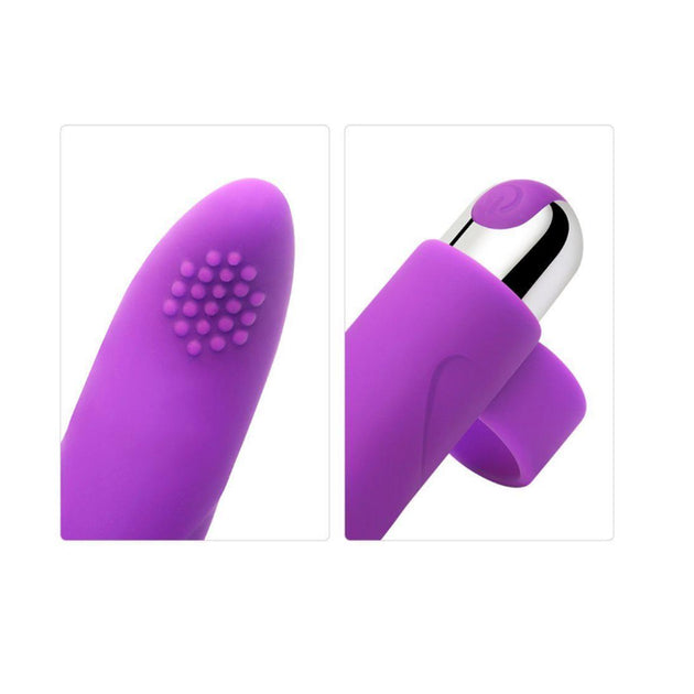 Bala vibradora con funda para dedo Dana