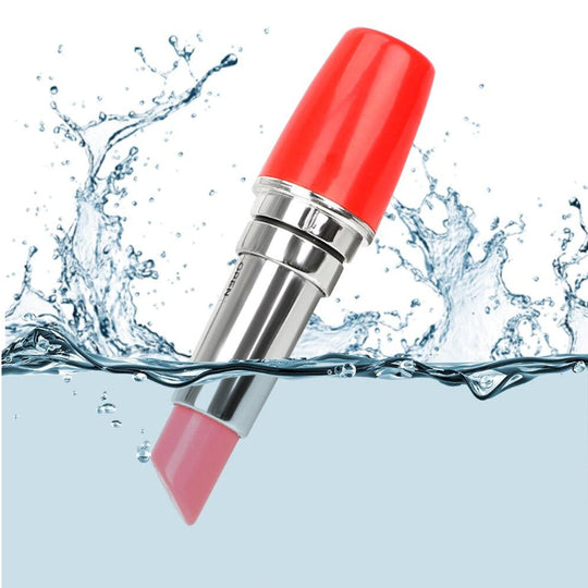 Vibrador labial discreto