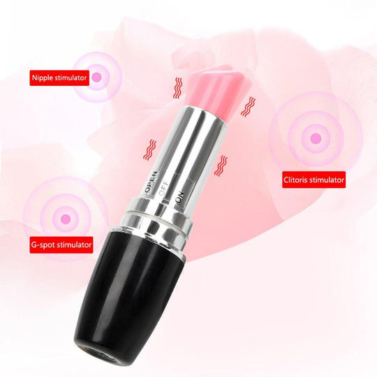 Vibrador labial discreto