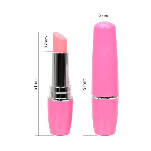 Vibrador labial discreto