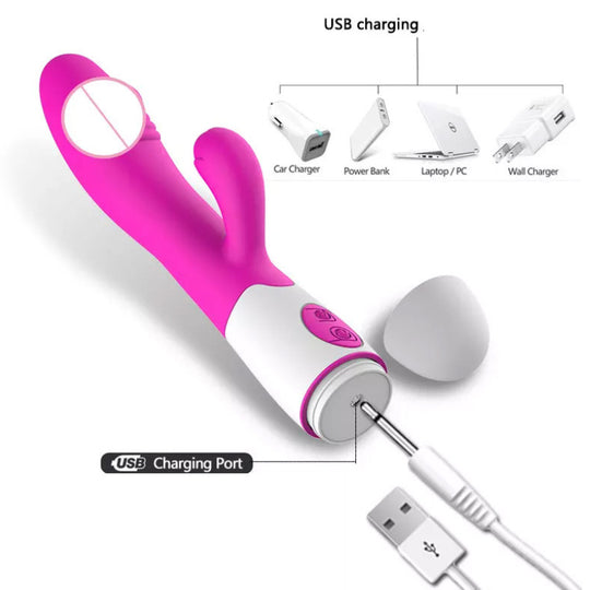 Vibrador conejo Ray recargable