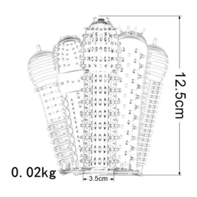 Funda texturizada para pene Tritón