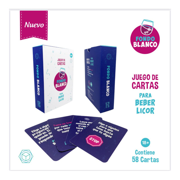 Juego de cartas fondo blanco