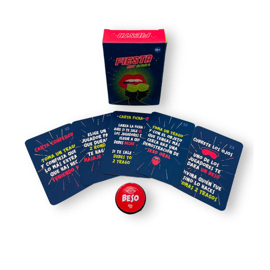 Juego de cartas fiesta hot drinks