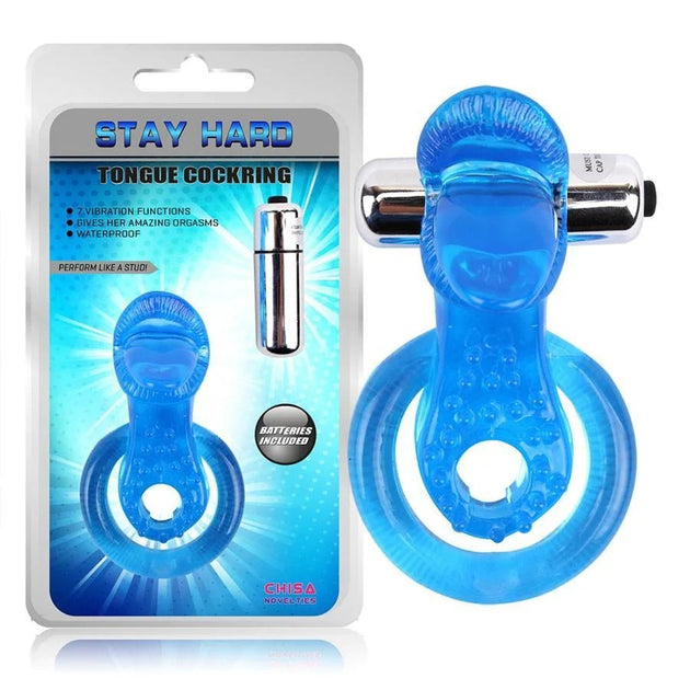 Anillo vibrador con lengua