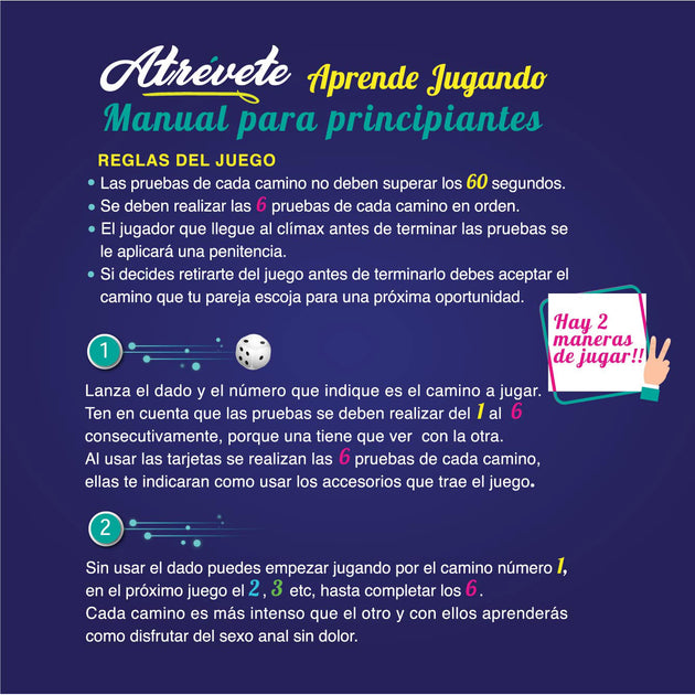 Atrévete! El juego del sexo anal (gay)
