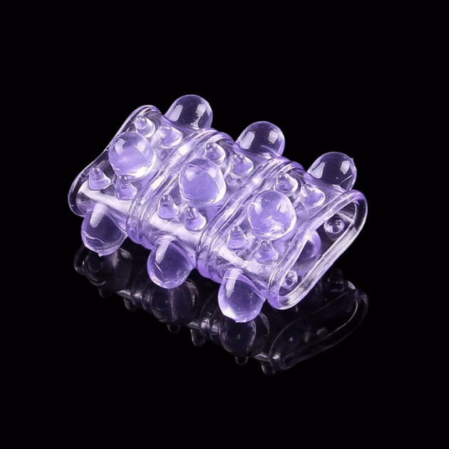 Anillo tipo funda con textura para pene