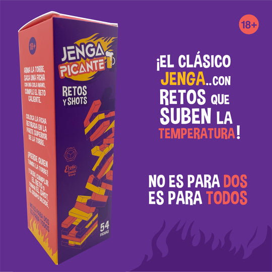 Juego Jenga erótico picante