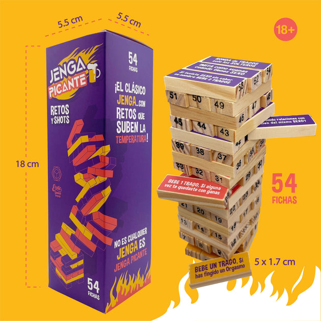 Juego Jenga erótico picante