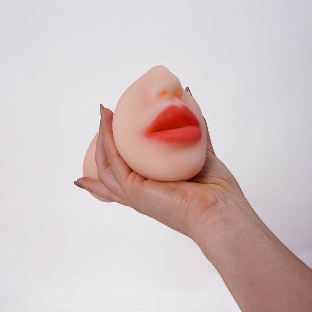 Masturbador realista doble entrada vagina y boca Livia