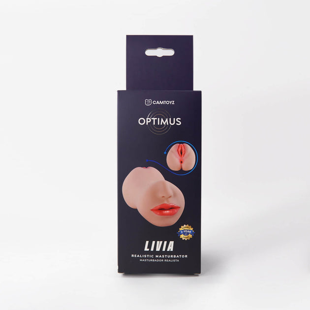 Masturbador realista doble entrada vagina y boca Livia