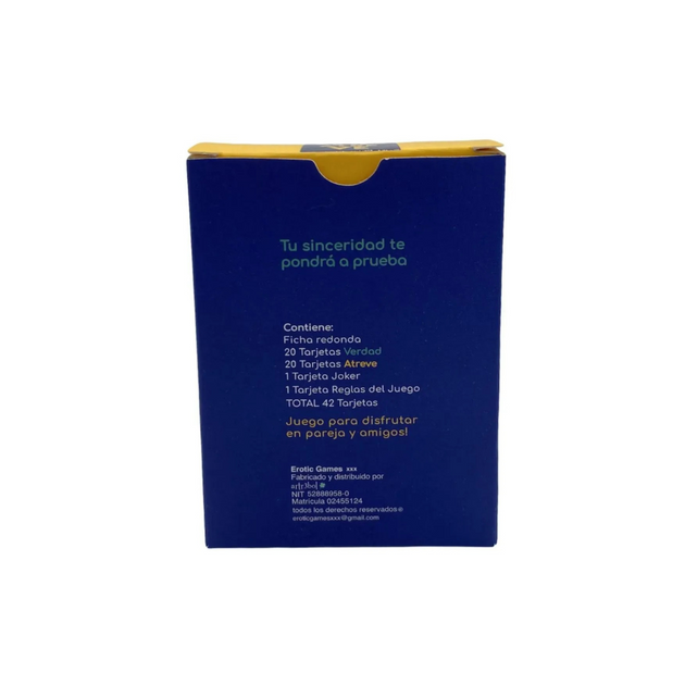 Juego de Cartas Verdad o se Atreve